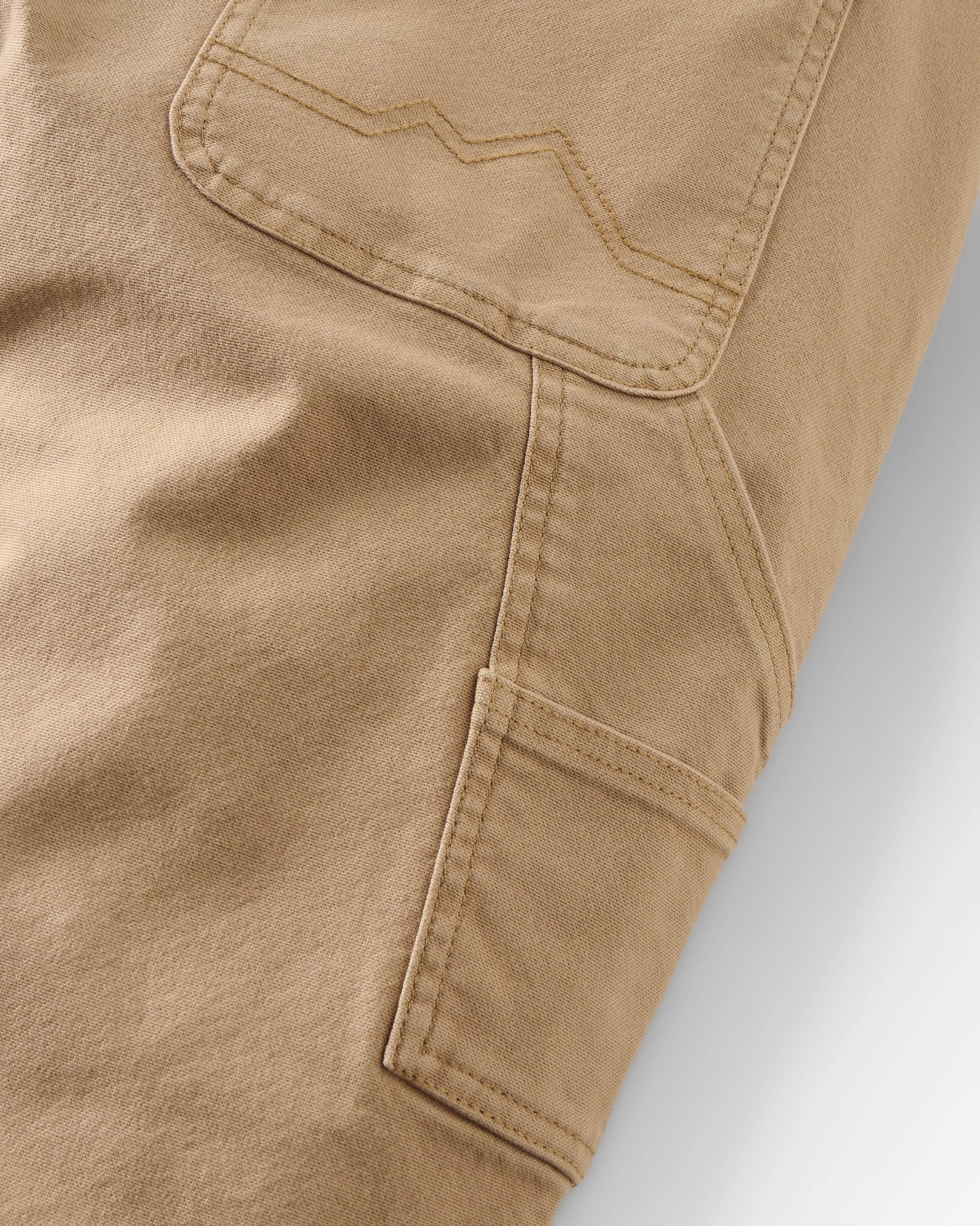 Vantage 2.0 Organic Cotton Trouser - Biscuit - Flatlay