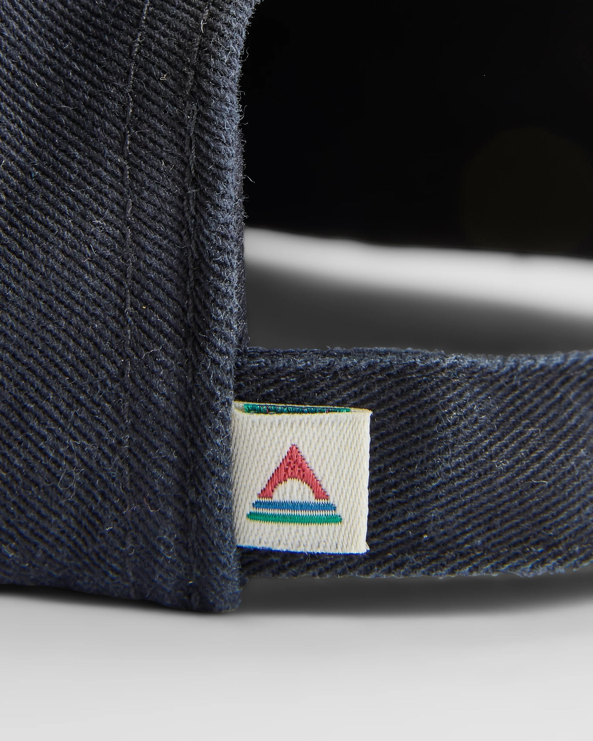 Fixie Organic 5 Panel Cap 2.0 - Faded Black - Flatlay