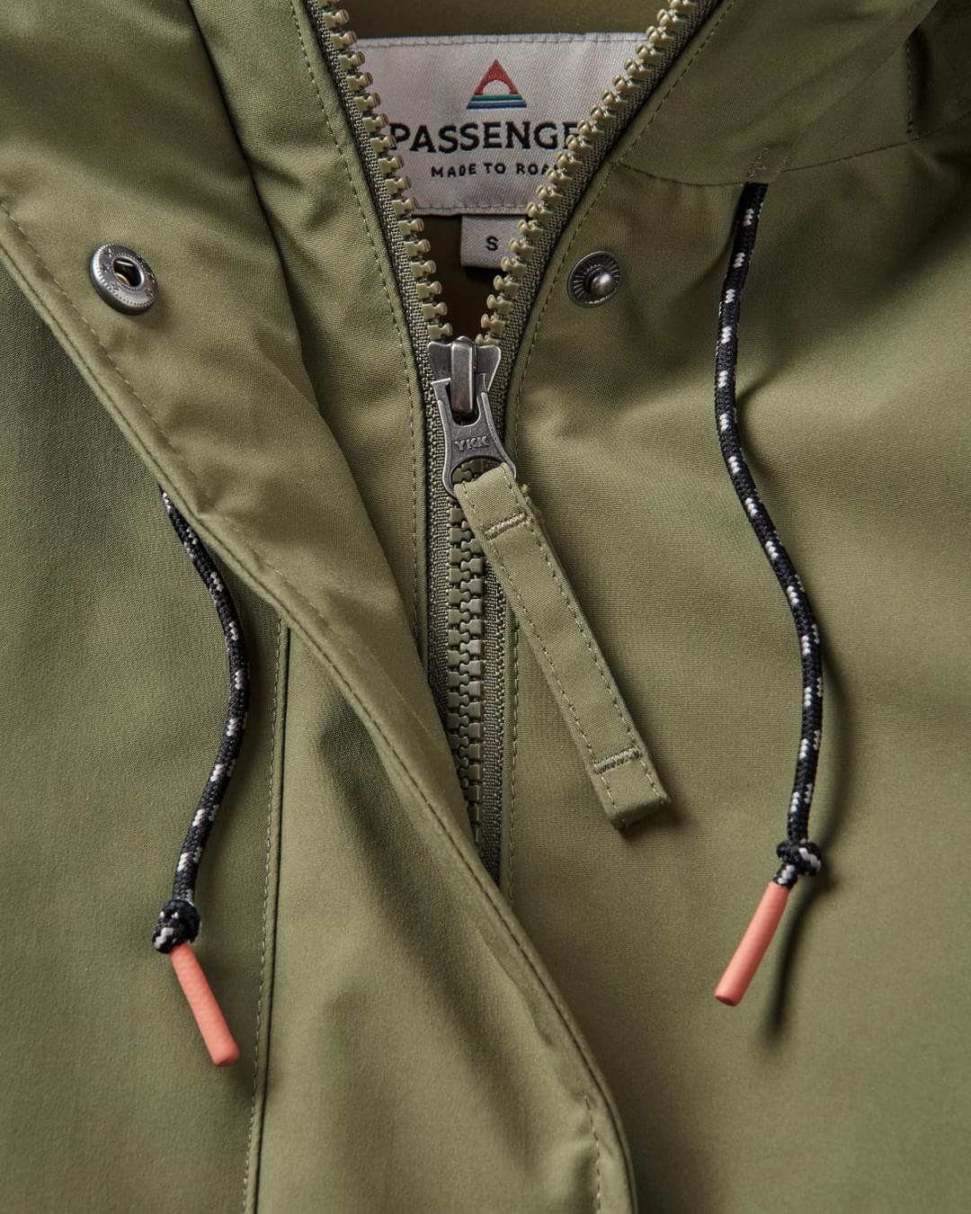 Alaska Insulated Recycled Parka - Khaki - Flatlay