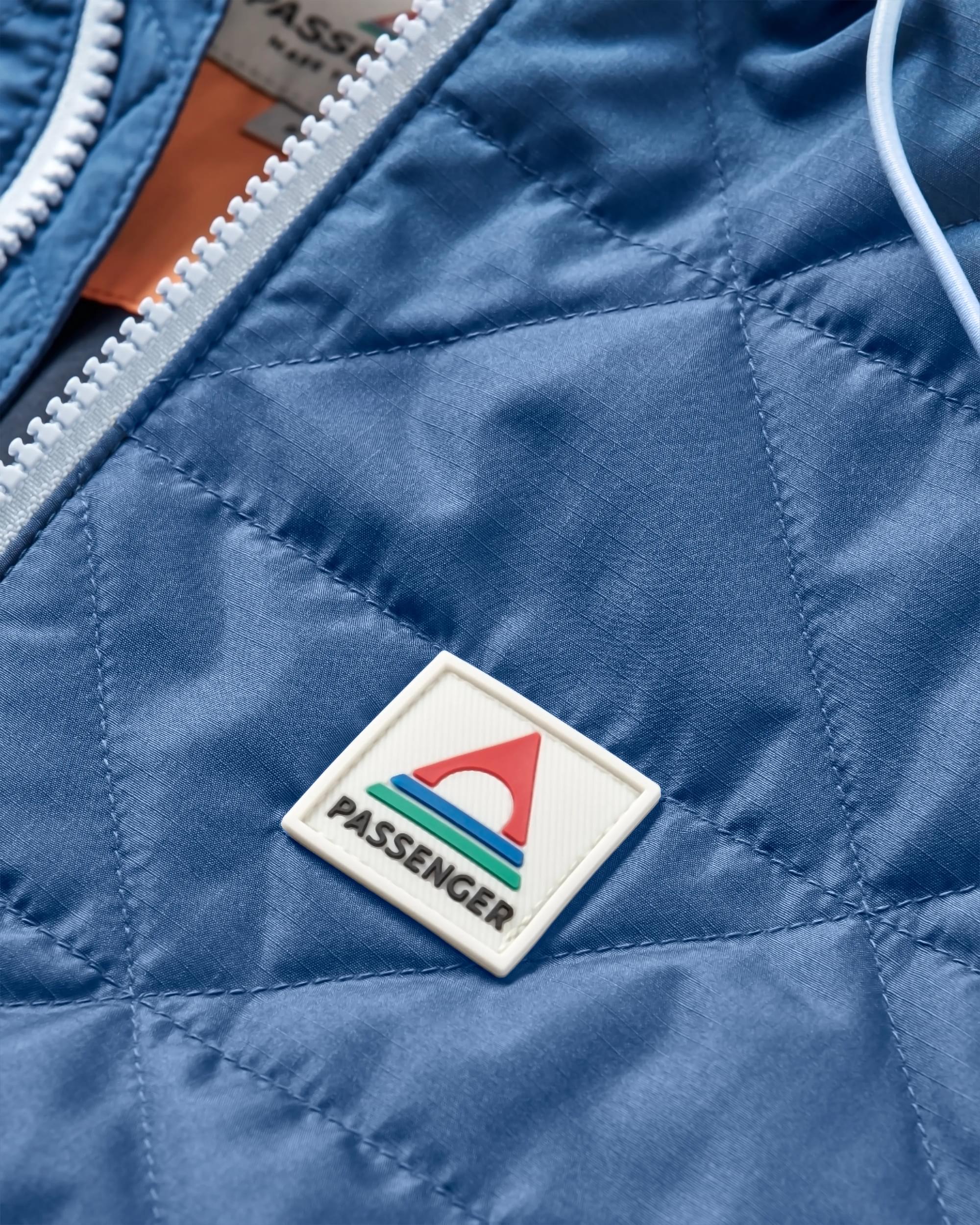 Singletrack Recycled Thermore® Insulated Jacket - Dark Denim/ Apricot - Flatlay