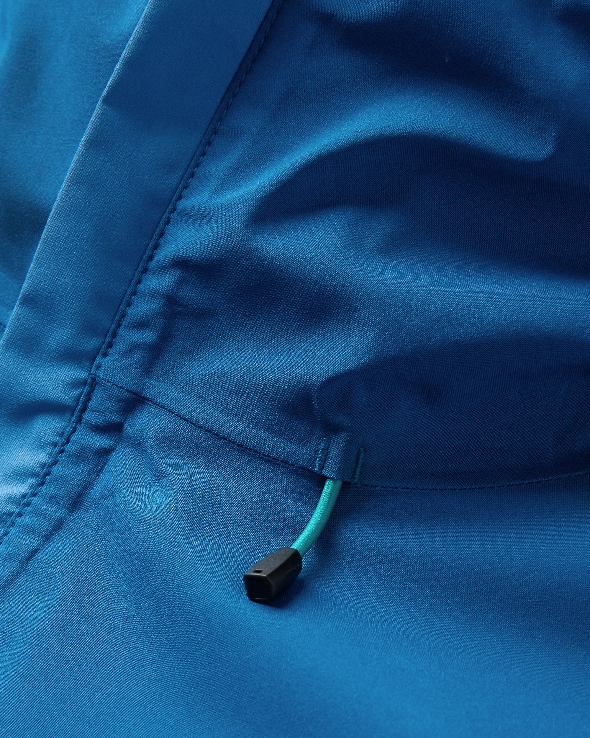 Downpour Recycled Waterproof Jacket - Tidal Blue/Blue Steel - Flatlay