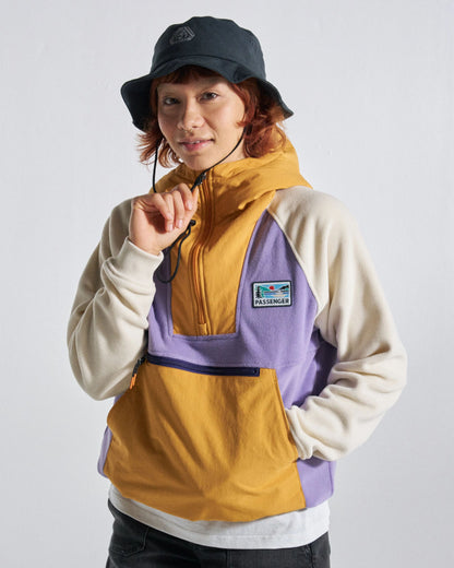 Alexander Hooded Polartec® Fleece - Purple Haze - Studio Model