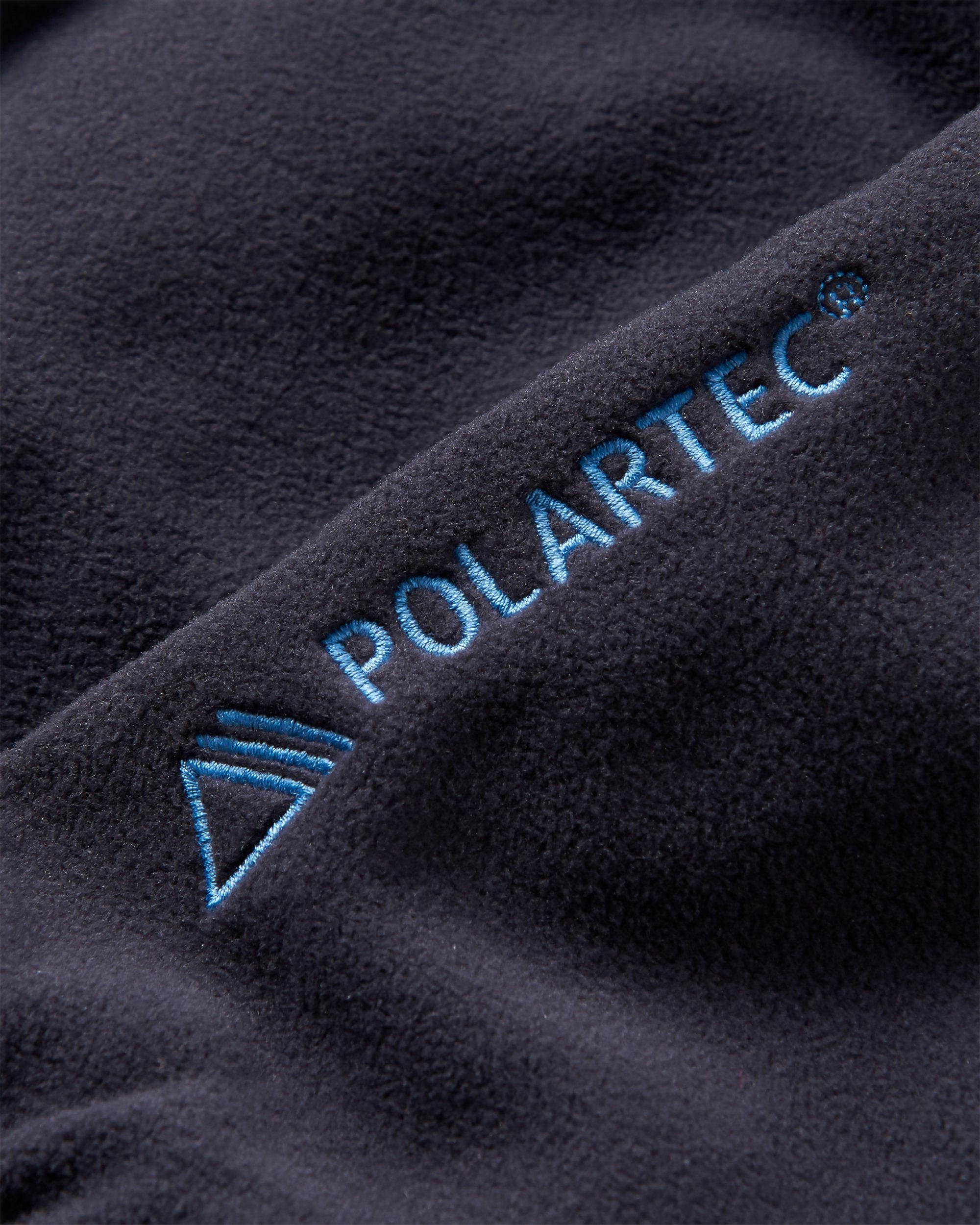 Switchback Micro Polartec® Fleece - Black - Flatlay