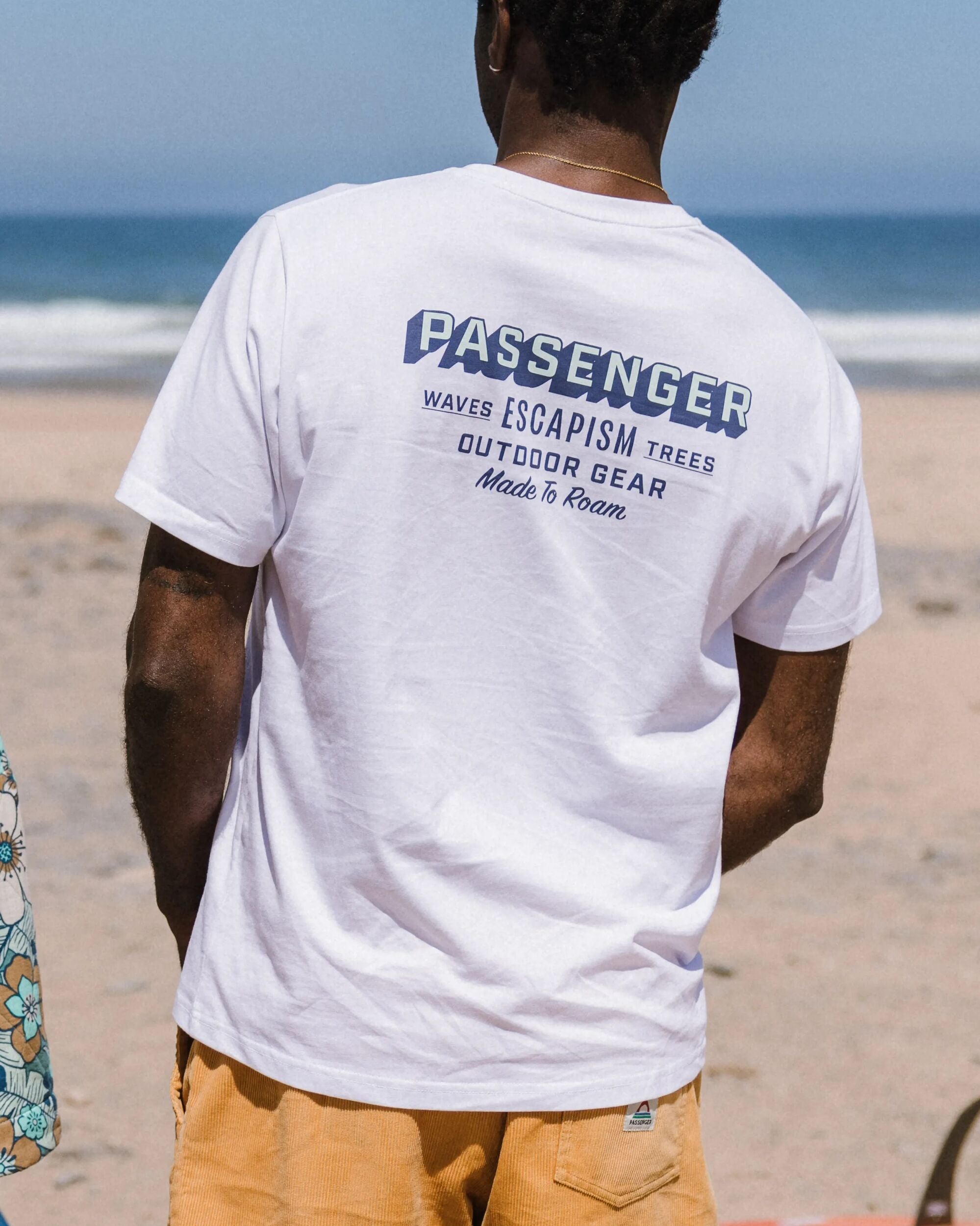 Outdoor Gear Organic Cotton T-Shirt - White - Lifestyle