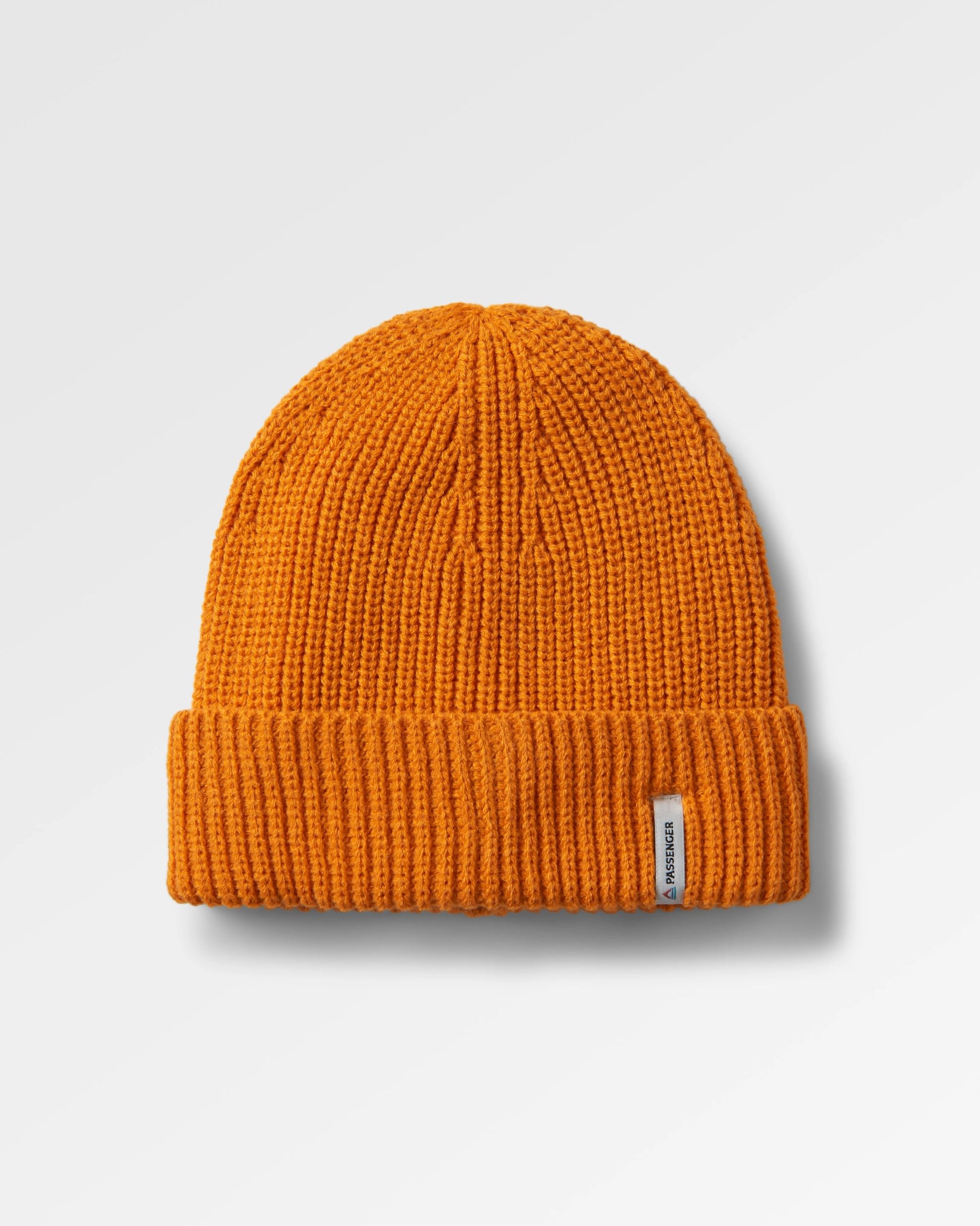 Compass Recycled Beanie - Sunrise Orange