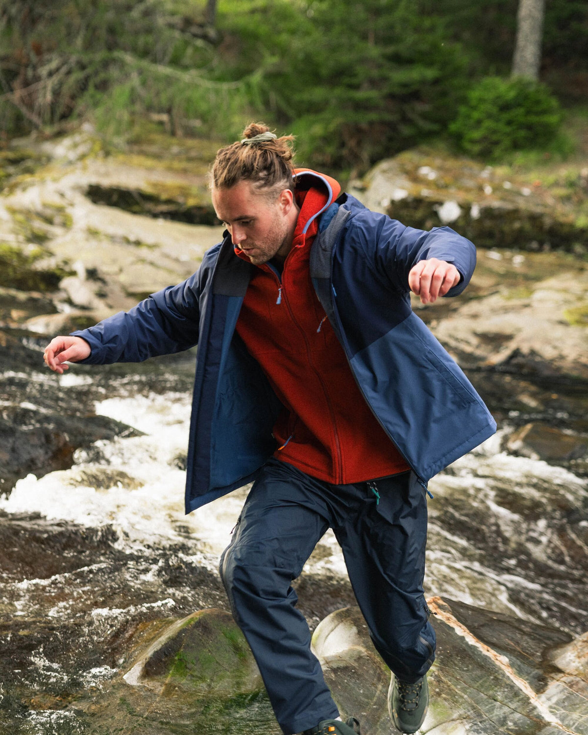 Highton V wasserdichte Jacke für Kinder - Blau Highton V wasserdichte Jacke für Kinder - Blau