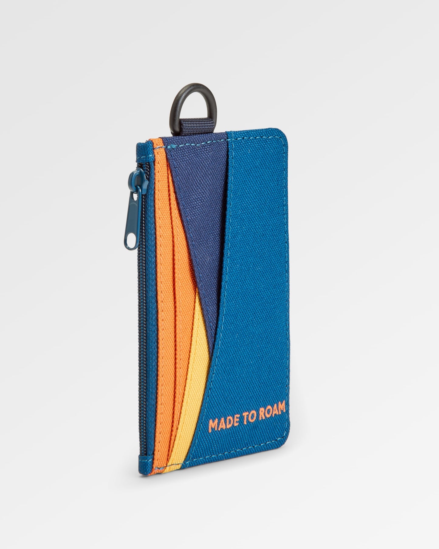 Mountain Recycled Card Holder - Tidal Blue Orange Multi