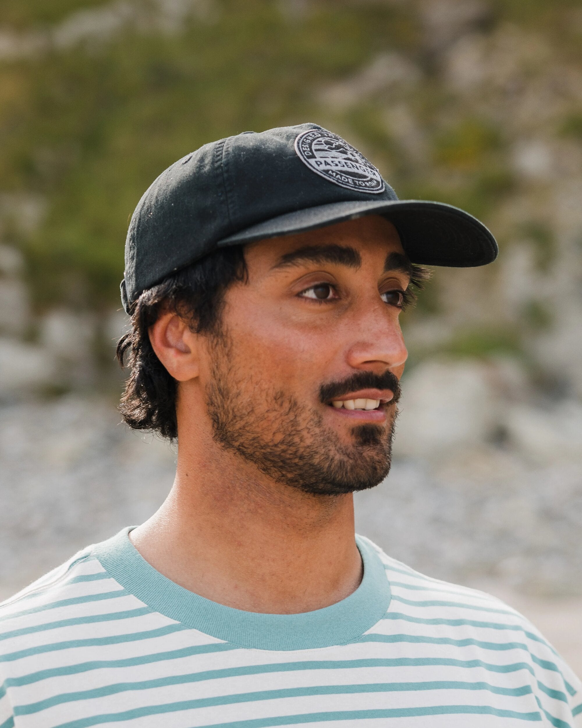 Odyssey Recycled 5 Panel Cap - Black - Lifestyle - Male