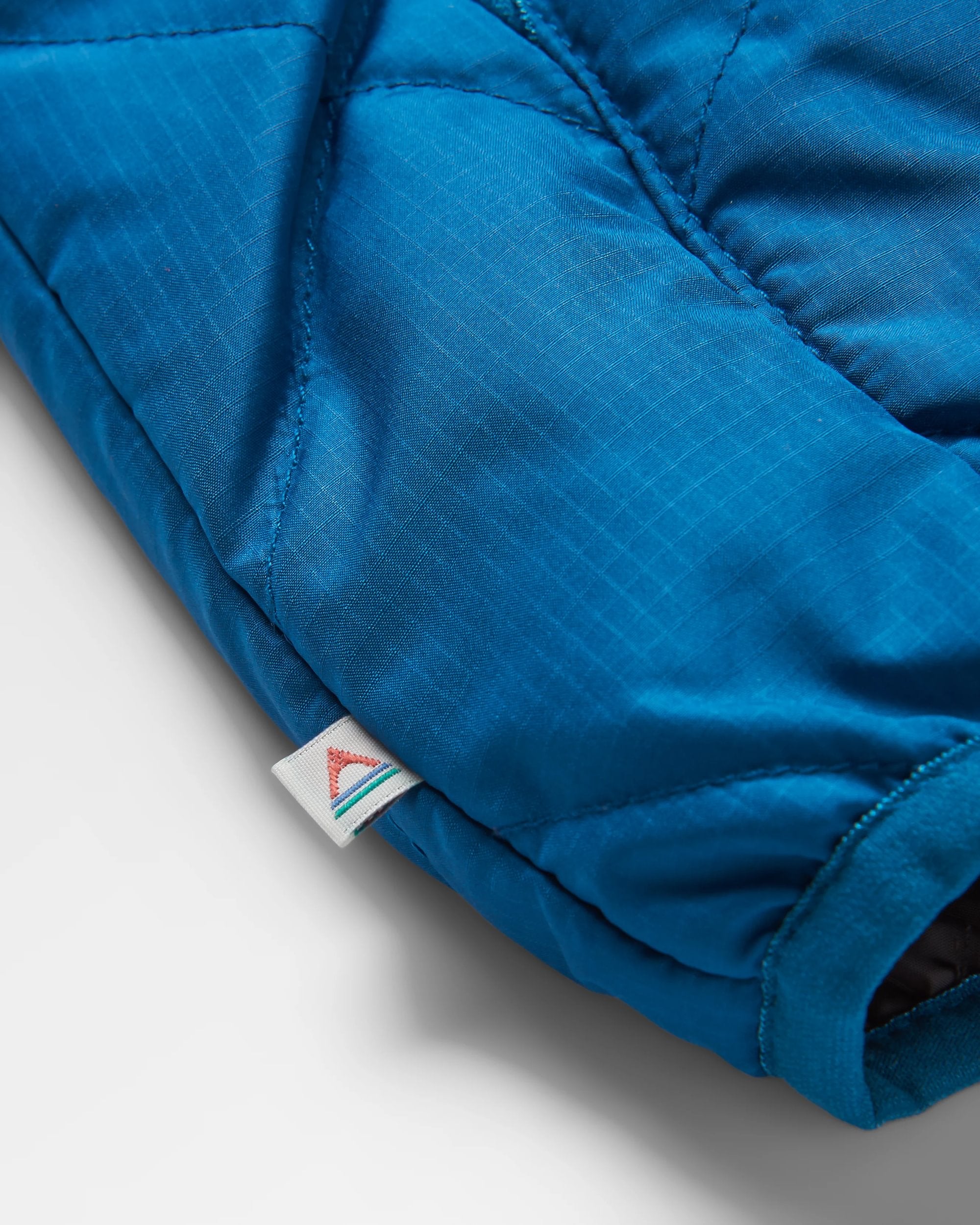 Dylan Recycled Insulated Full Zip Jacket - Tidal Blue - Flatlay