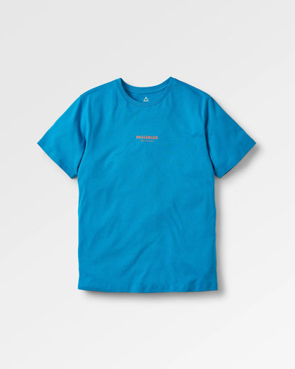 Maverick Recycled Cotton T-Shirt - Blue Pool