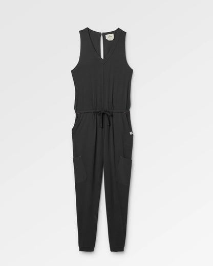Aria Jumpsuit 2.0 - Black - Flatlay