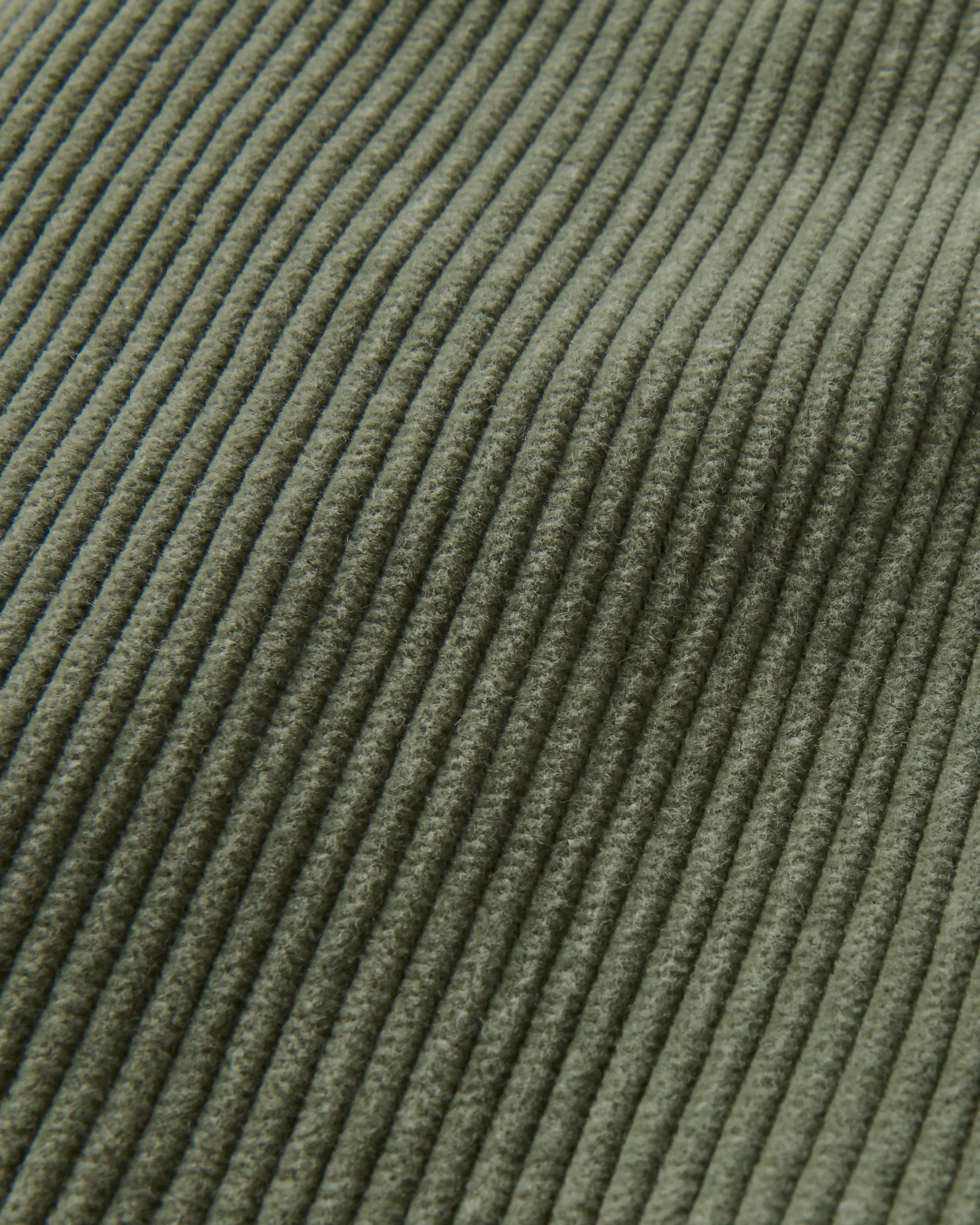Stella Cord Shirt Dress - Dusty Olive - Flatlay