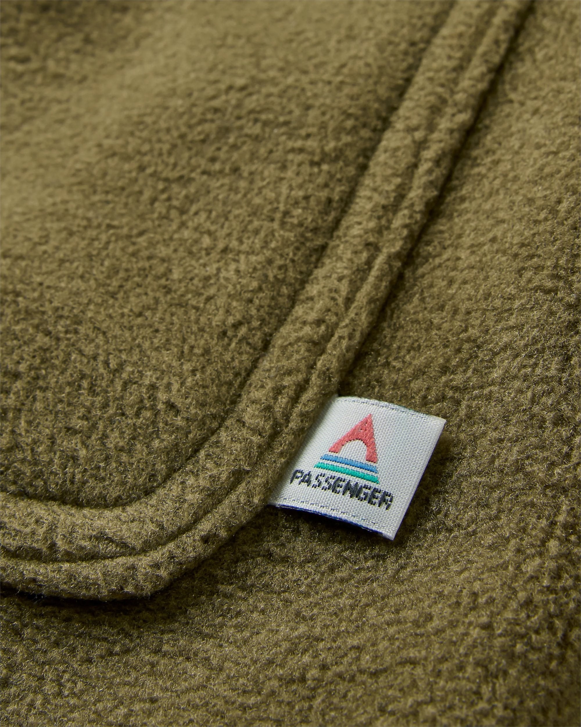 Adapt Recycled Polartec® Overshirt  - Dark Olive - Flatlay