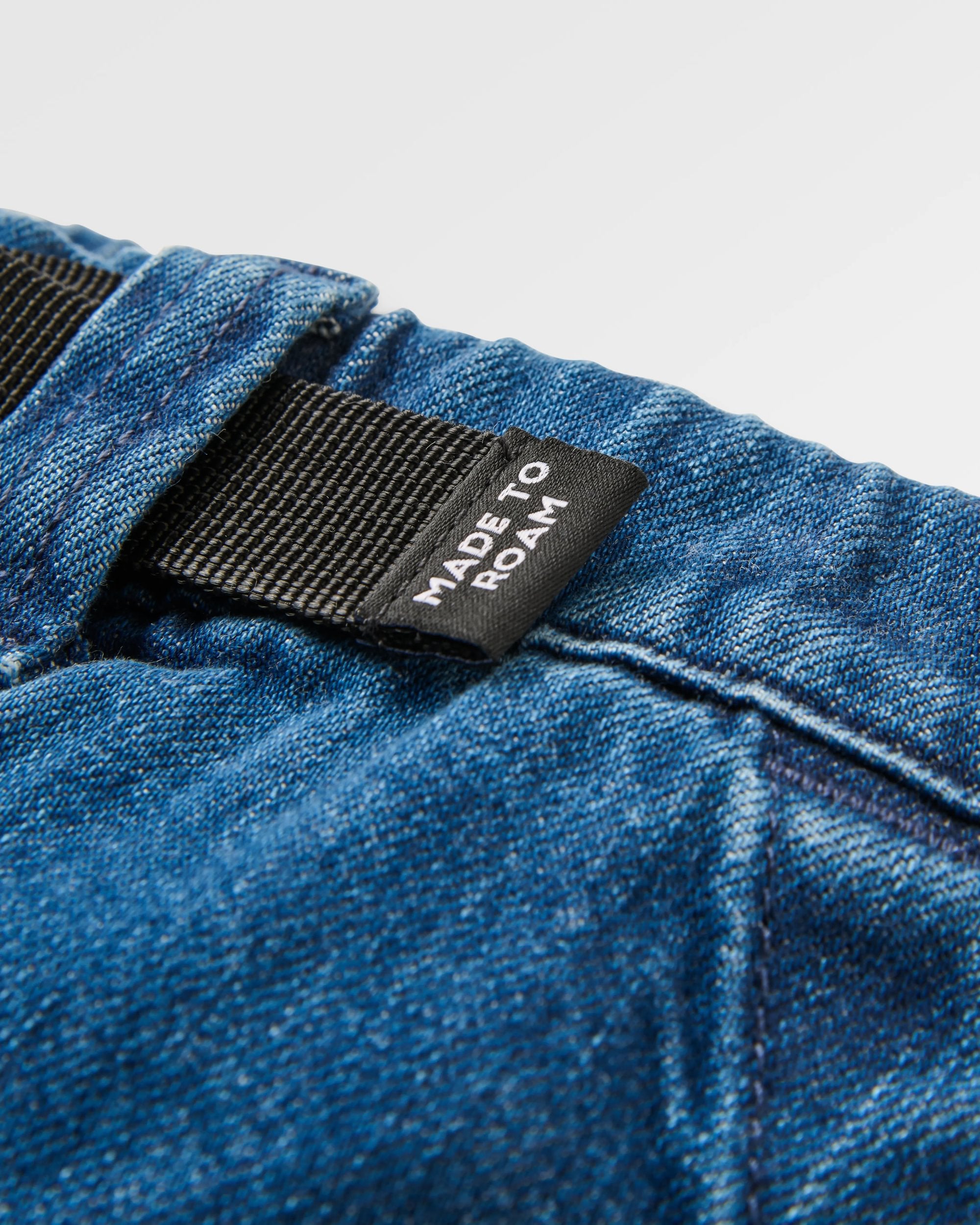 Adventurer Denim Trouser - Mid Wash Denim  - Flatlay