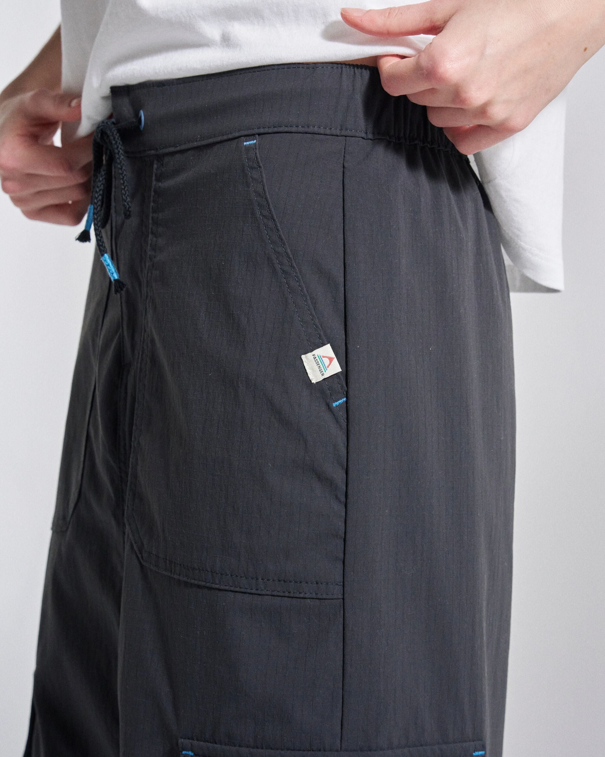 Avian Cargo Ripstop Skirt - Faded Black - Studio Model