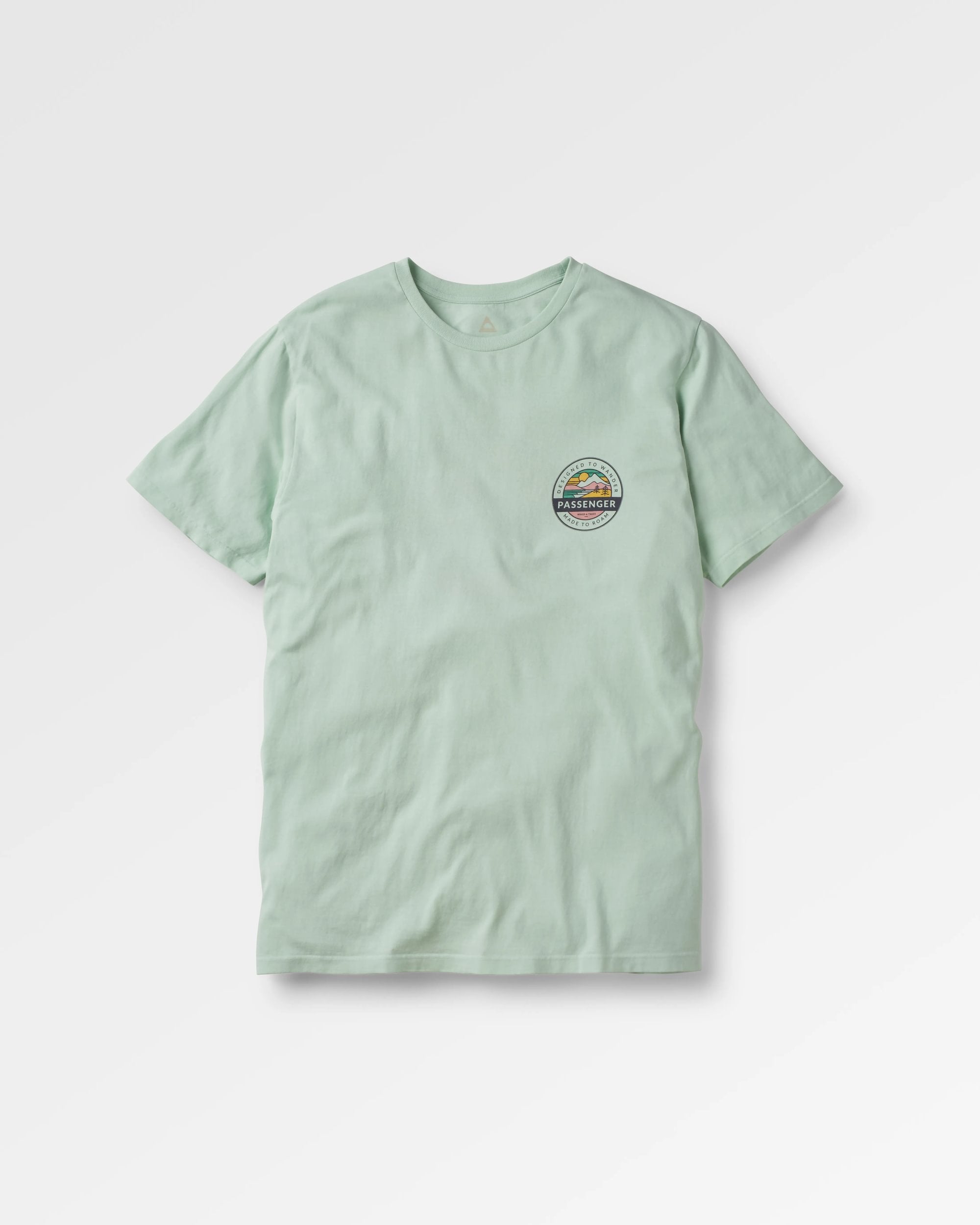 Odyssey Recycled Cotton T-Shirt - Surf Spray - Flatlay