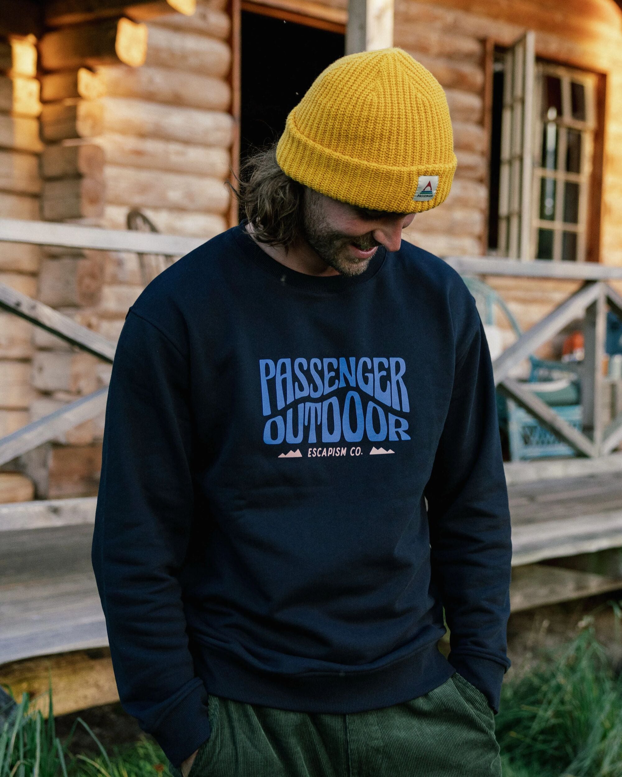 Yuca Organic Cotton Sweatshirt - Black - Lifestyle