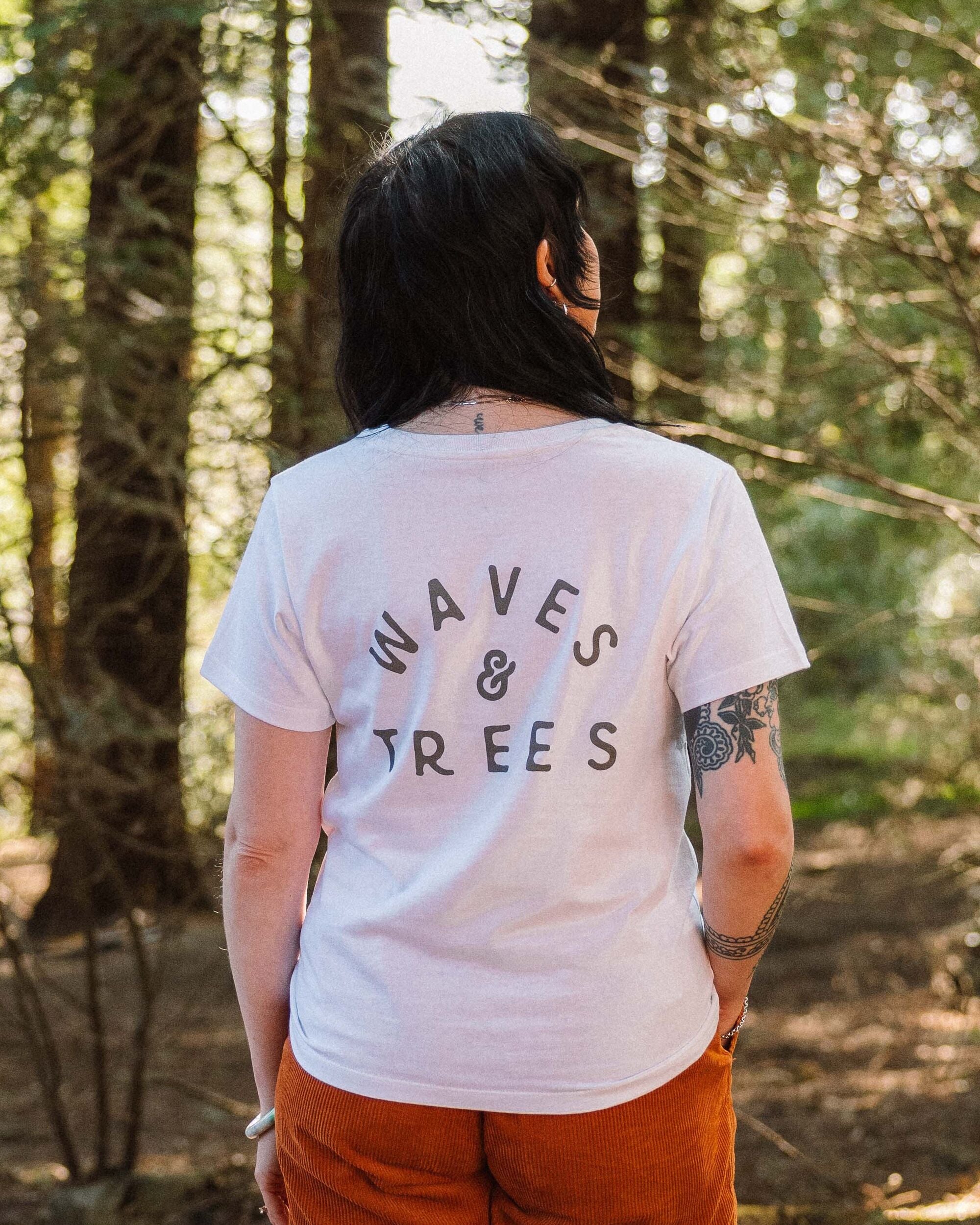 Penida Recycled Cotton T-Shirt - White - Lifestyle