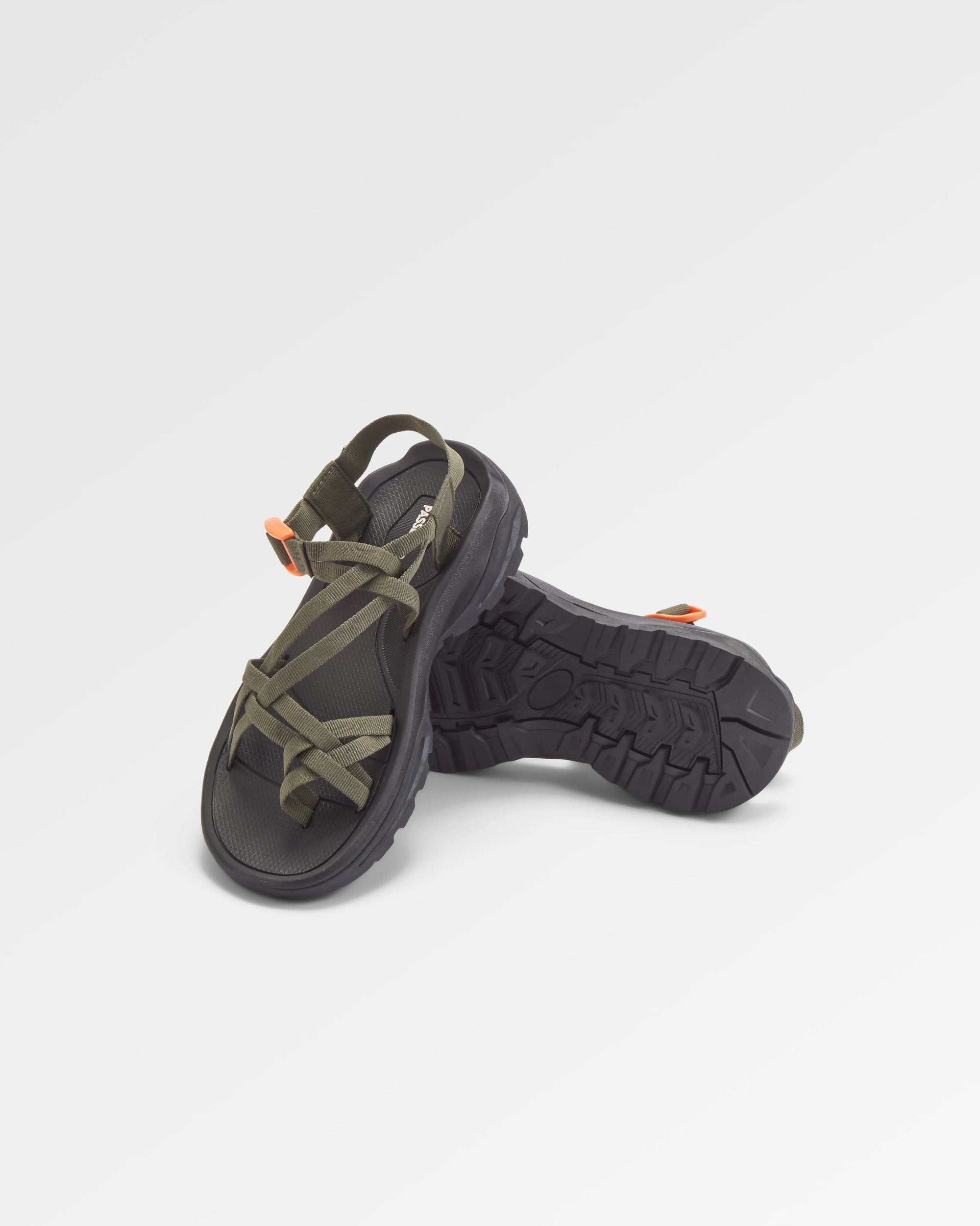 Atlas Roam Sandal - Dusty Olive - Flatlay