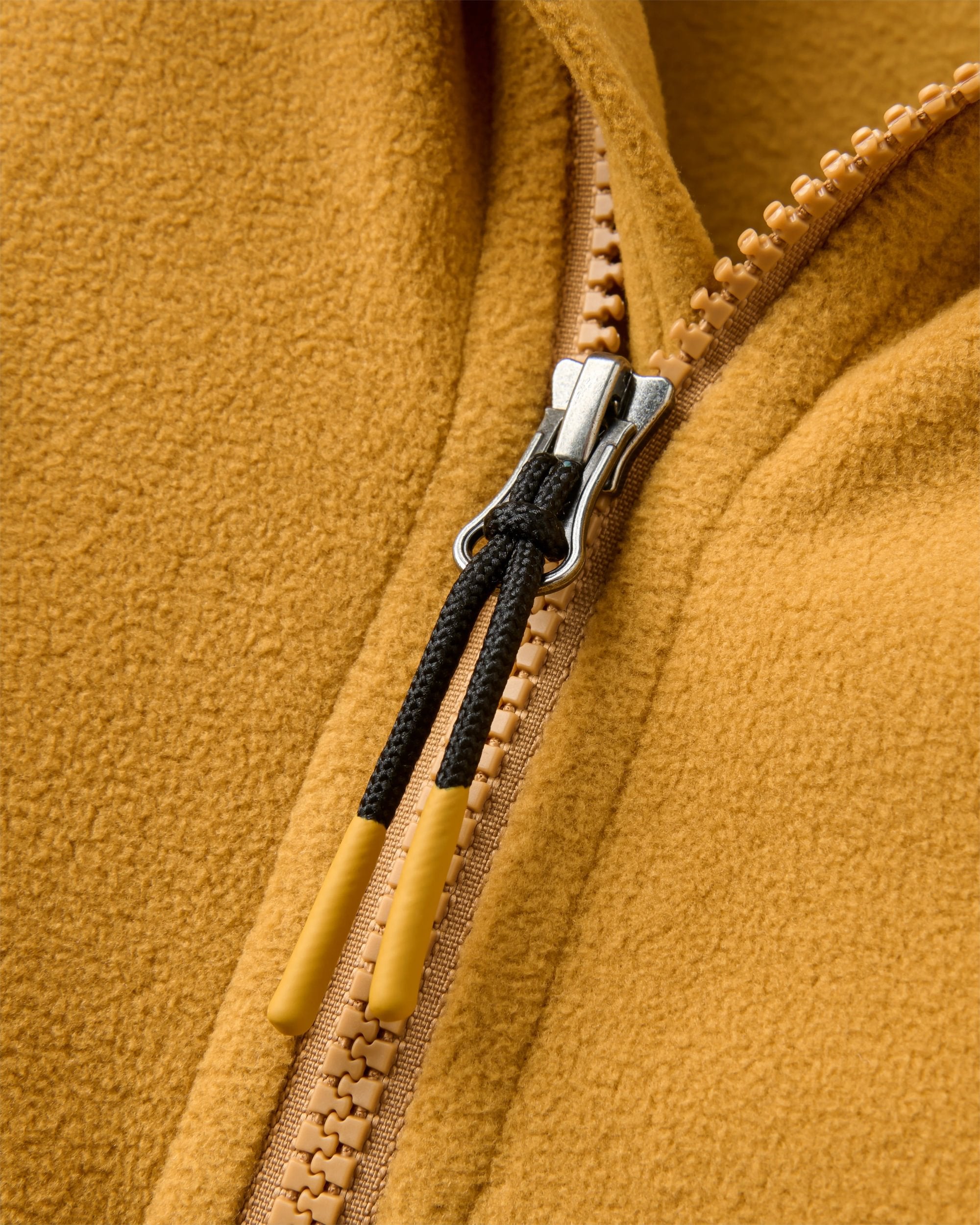 Ayla Micro Polartec® Hooded Fleece - Dusty Ochre - Flatlay
