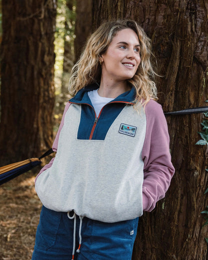 Jazz Smock Sweatshirt - Grey Marl - Lifestyle