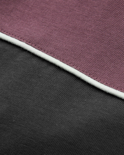 Pebble Relaxed Fit T-Shirt - Brambleberry/Faded Black - Flatlay