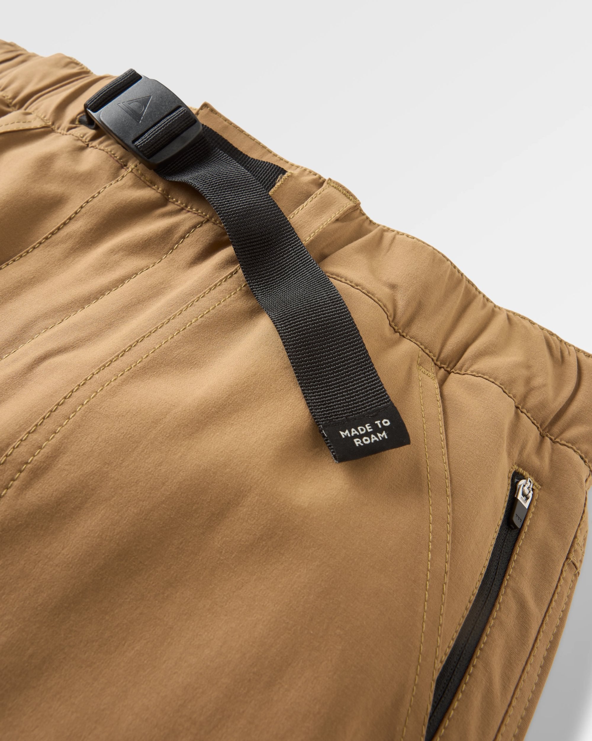 Traveller Trouser - Caramel Brown - Flatlay