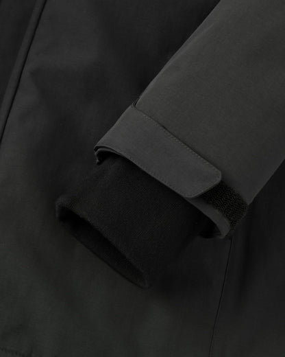 Cloudmont Waterproof Down Parka - Black - Flatlay