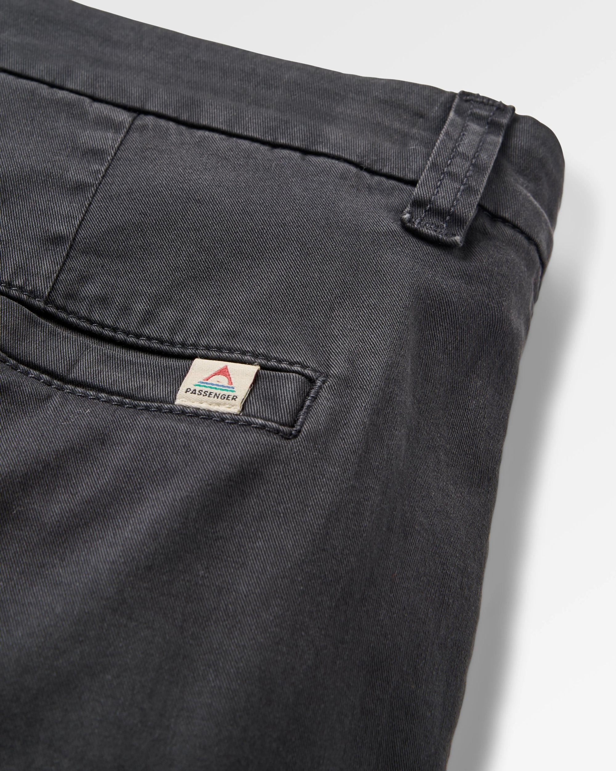 365 Organic Cotton Shorts 2.0 - Faded Black - Flatlay