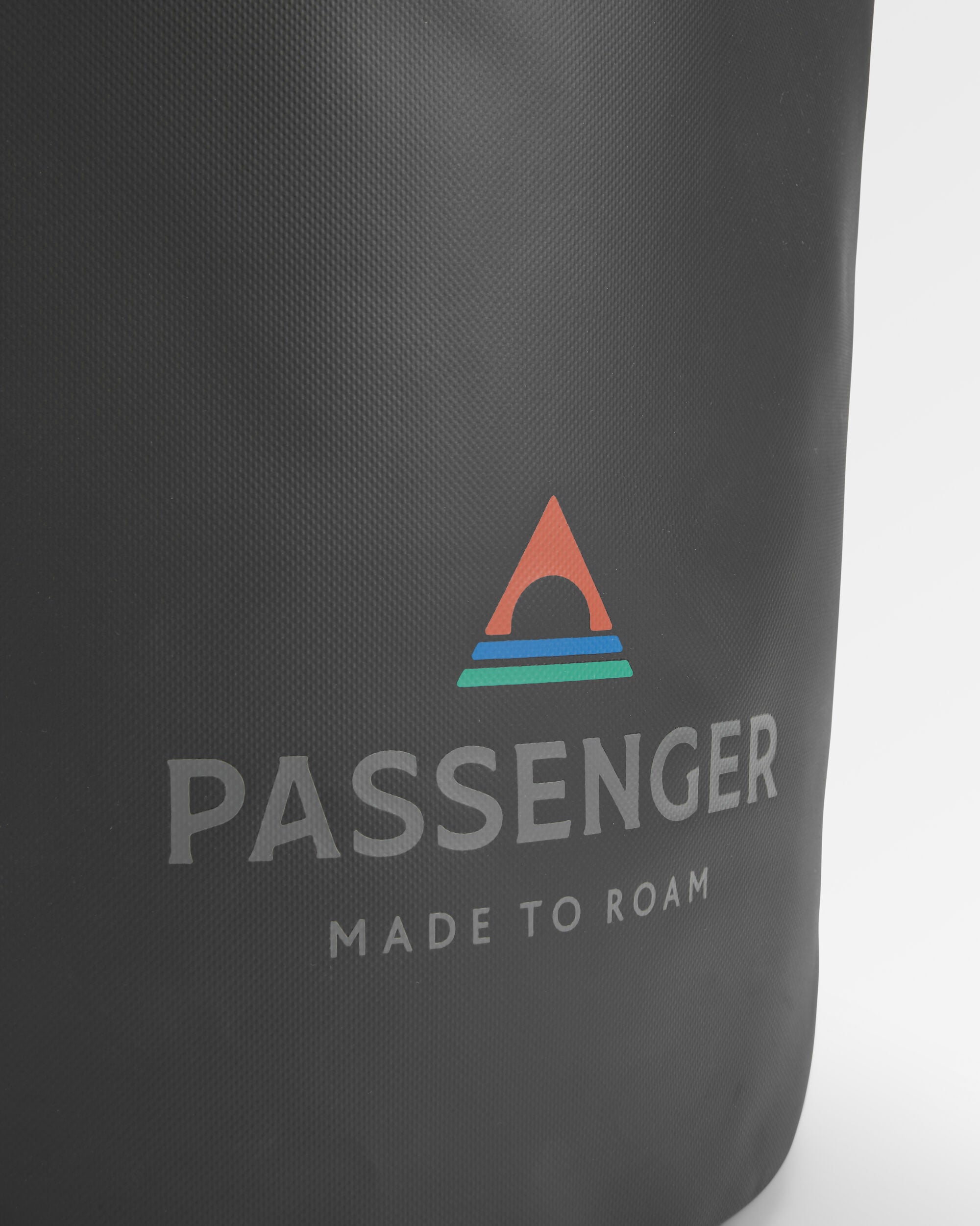 Tide Recycled 30L Bucket Bag - Black - Flatlay