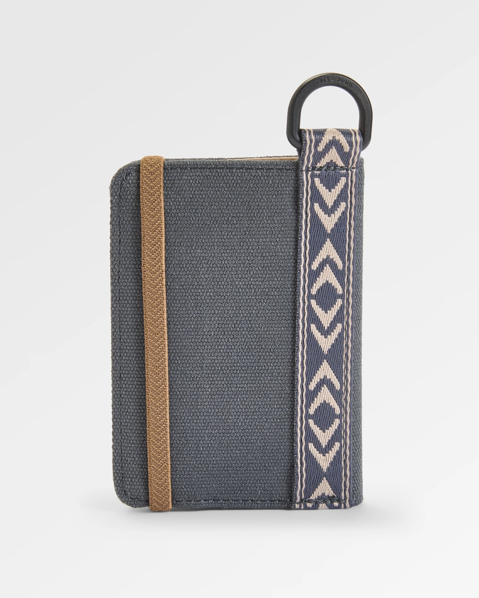 Vantage Wallet - Charcoal/ Caramel - Flatlay