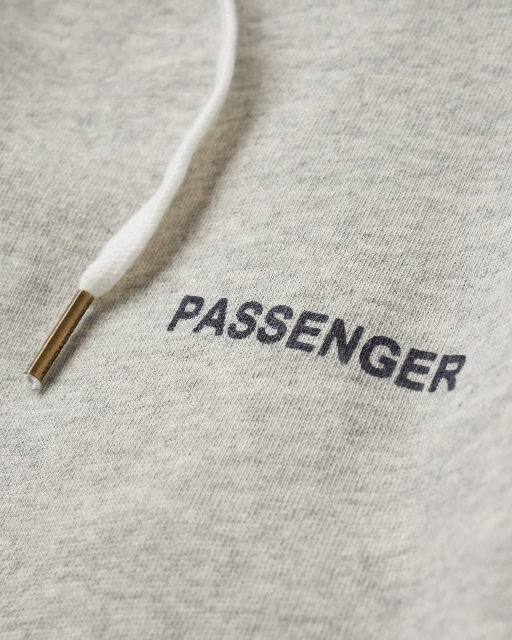 Made To Roam Recycled Hoodie - Grey Marl - Flatlay