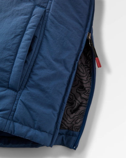 Oceanic Insulated Anorak - Dark Rust/Dark Denim - Flatlay