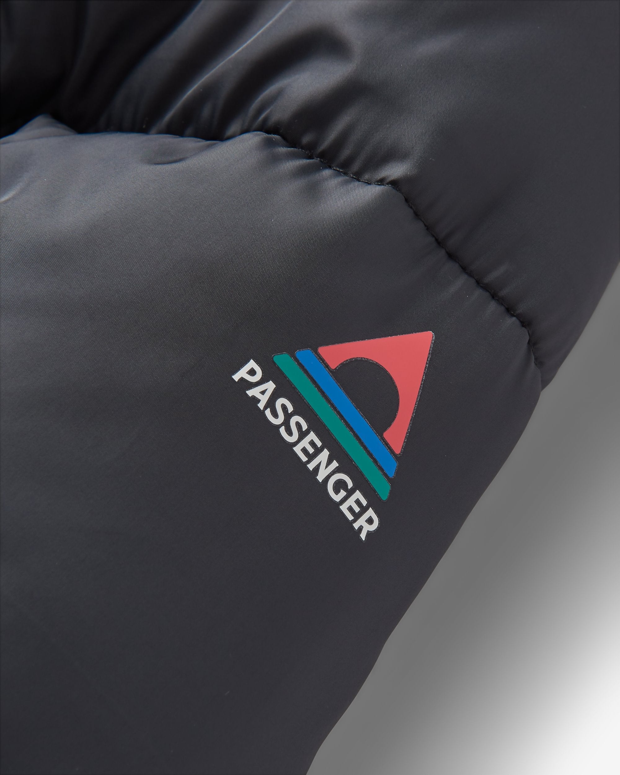 Elowen Hooded Recycled Insulated Jacket - Black - Flatlay