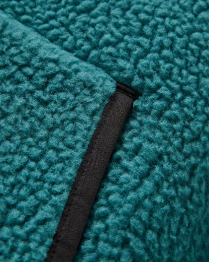 Reconnect Recycled Sherpa Fleece - Mediterranean - Flatlay