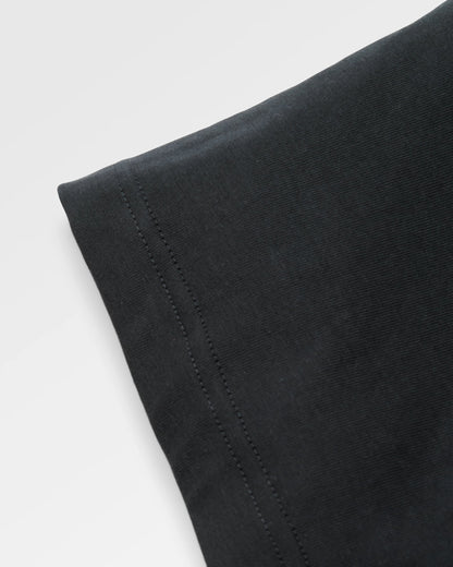 Vita Wordmark Relaxed Fit T-Shirt - Black - Flatlay