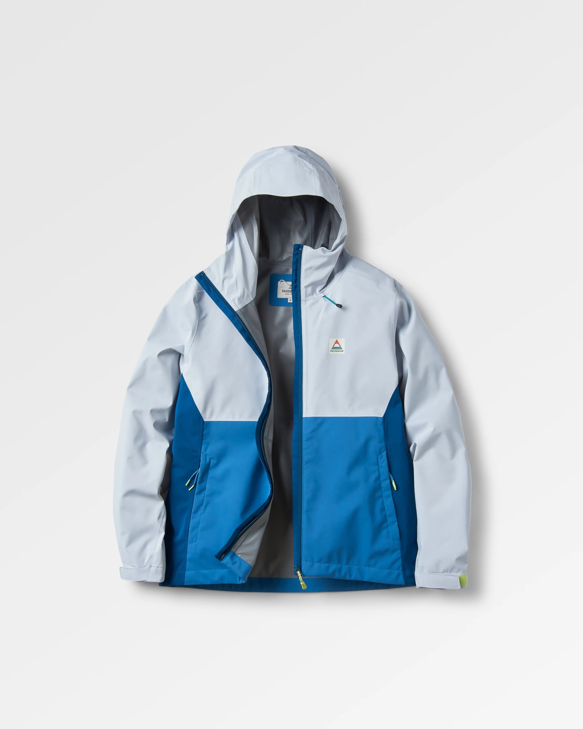 Rainstorm Recycled Waterproof Jacket - Grey Blue/Blue Steel