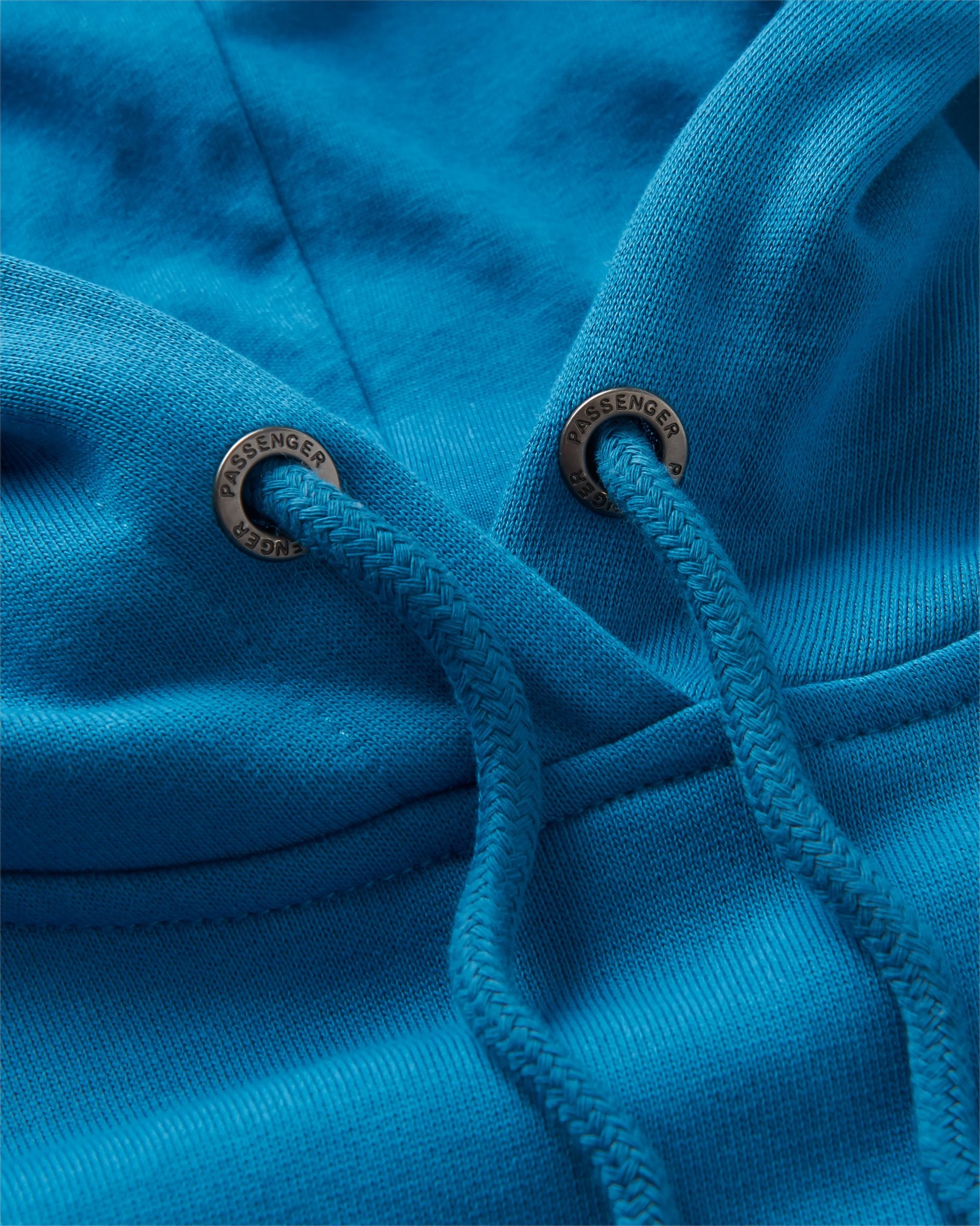 Odyssey Organic Cotton Hoodie - Blue Steel - Flatlay