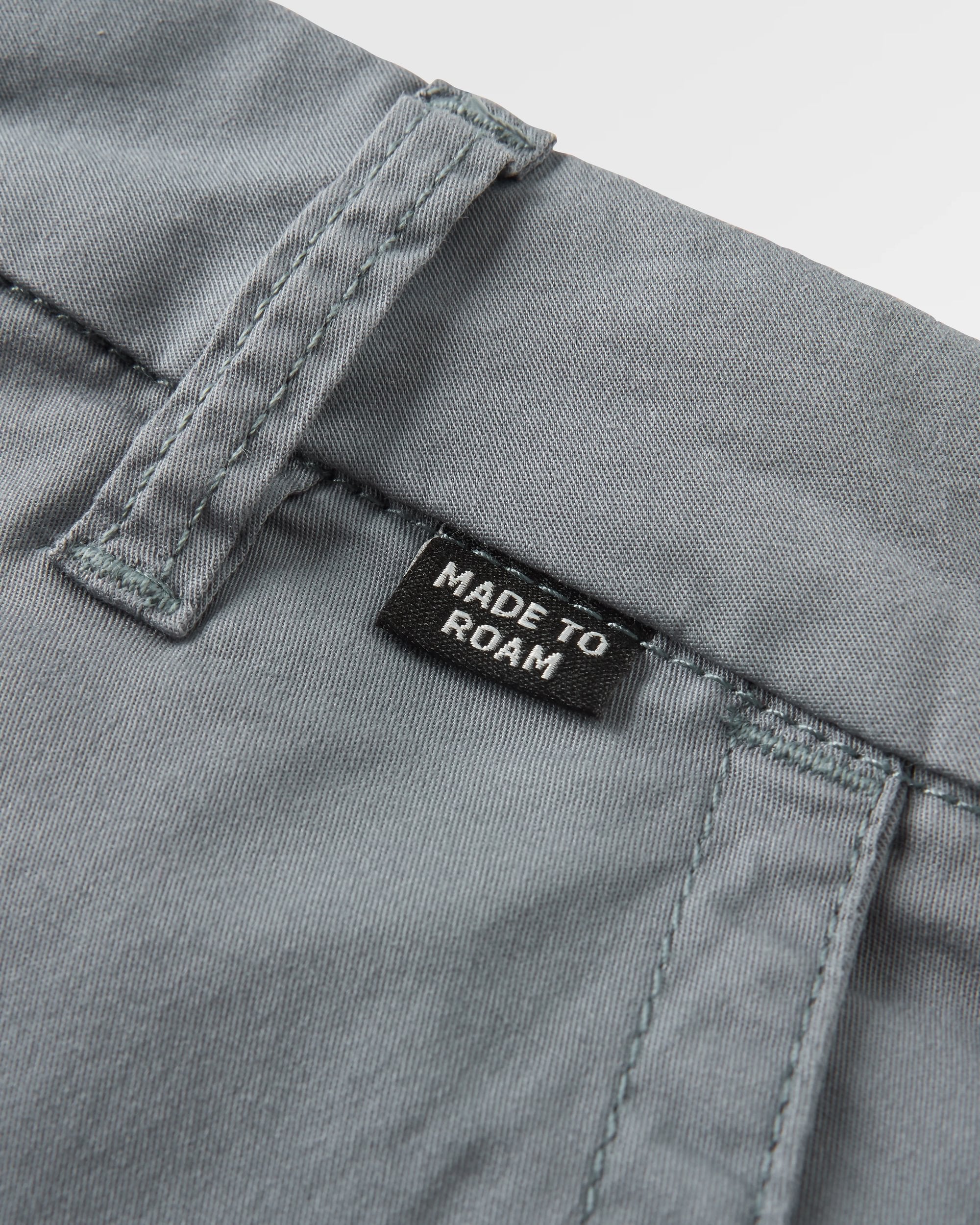 365 Light Organic Cotton Trouser - Storm Grey - Flatlay