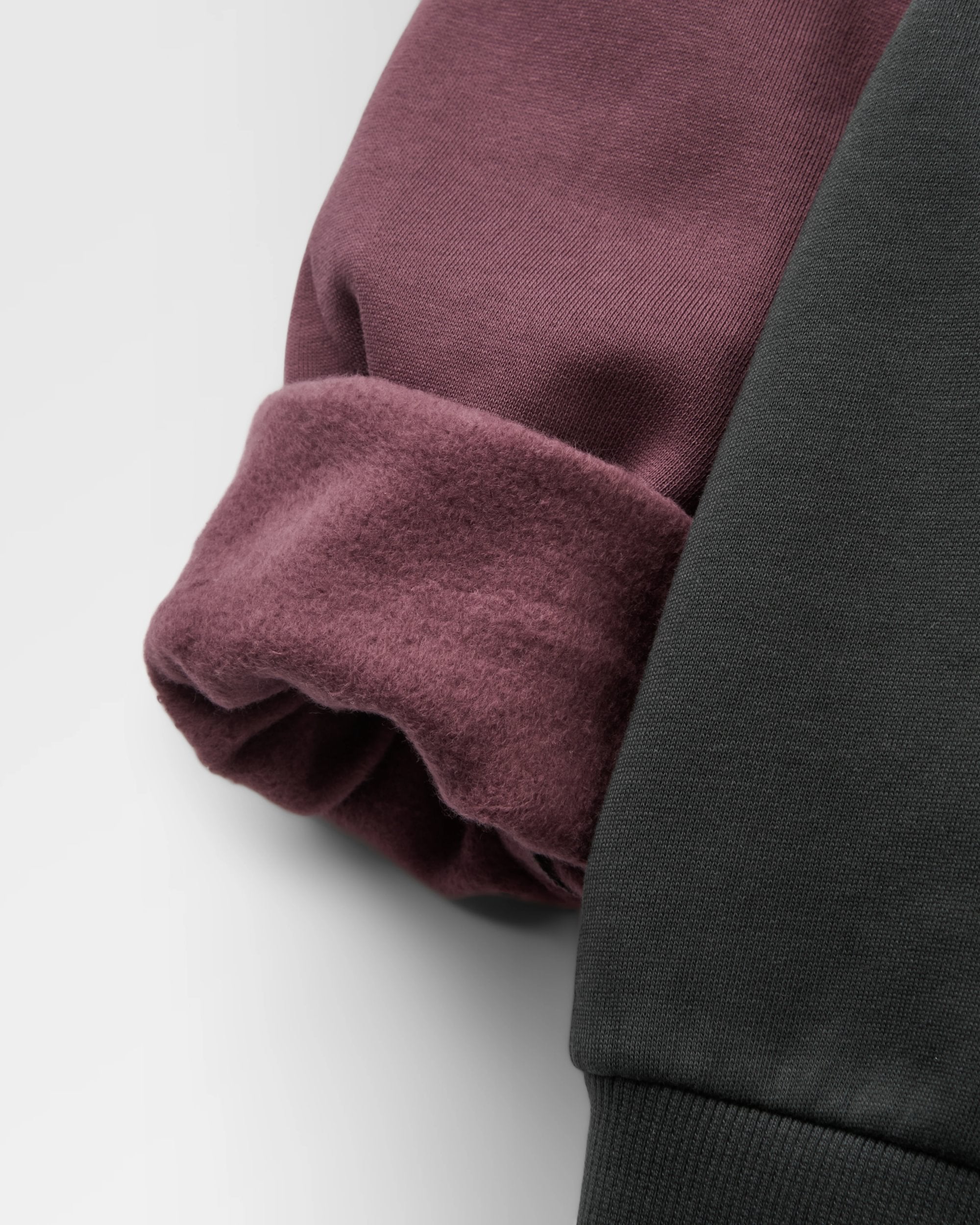 Pebble Organic Cotton Relaxed Fit Sweatshirt - Faded Black - Flatlay