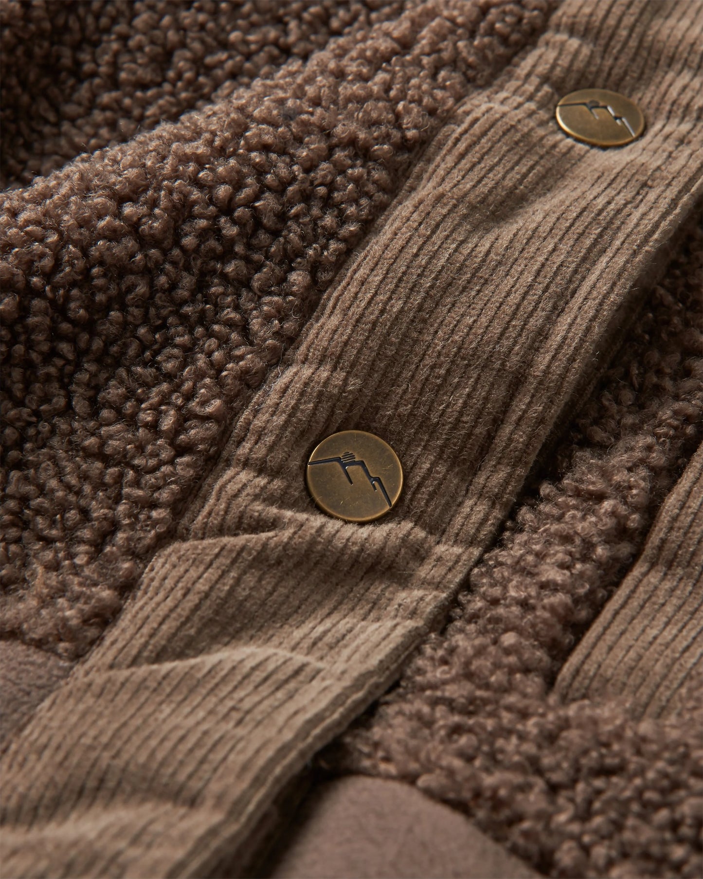 Nash Recycled Fleece Jacket - Coffee