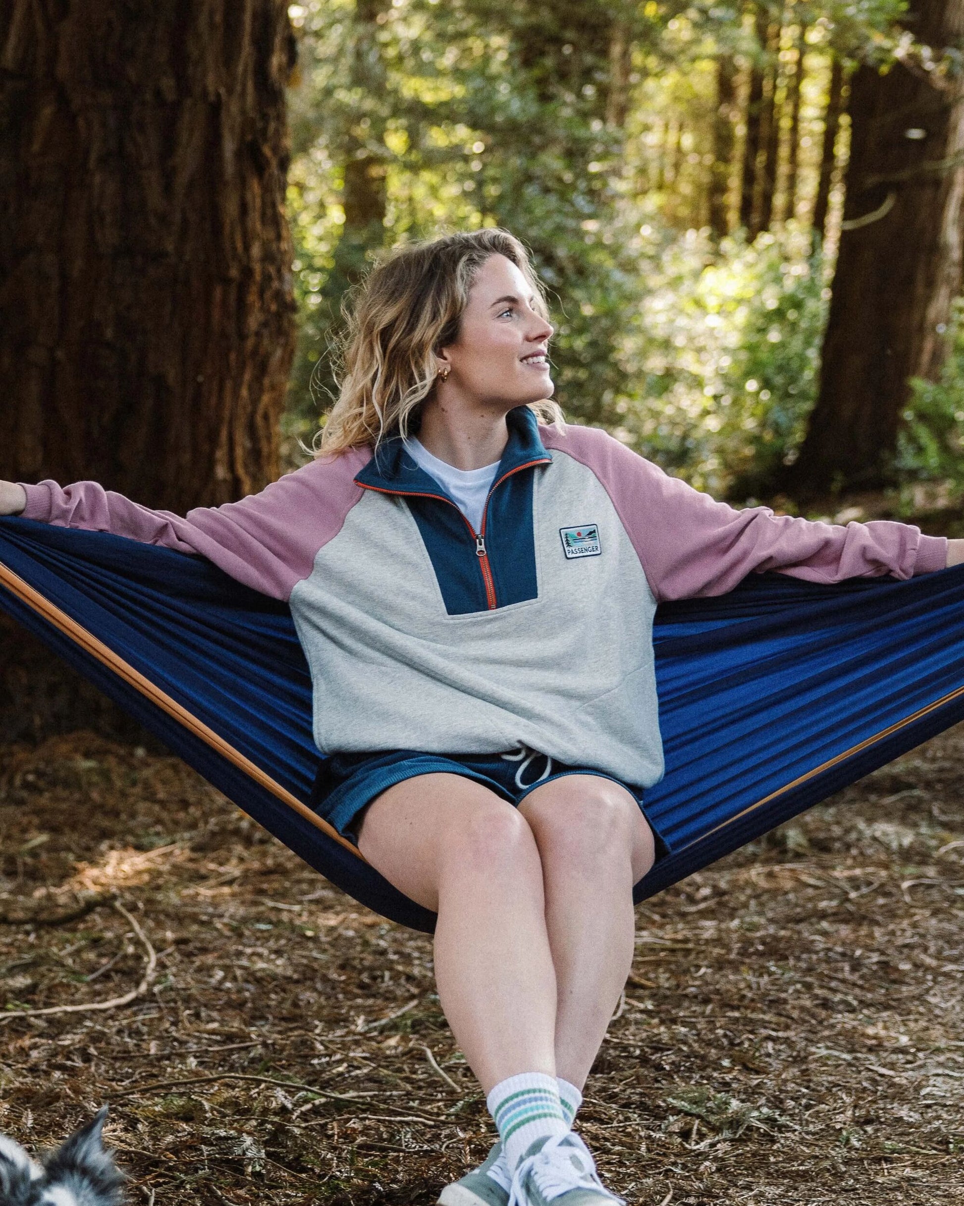 Jazz Smock Sweatshirt - Grey Marl - Lifestyle