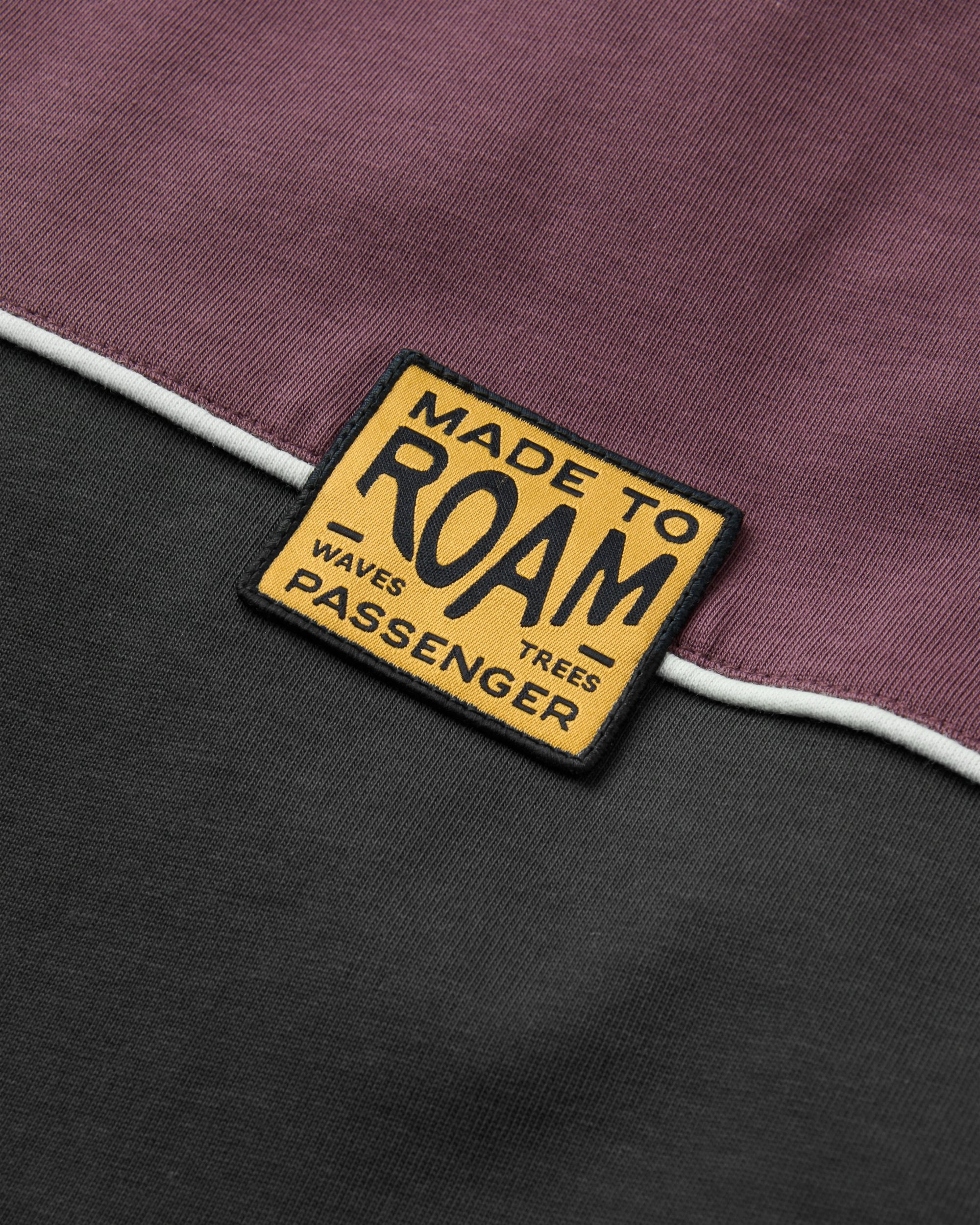 Pebble Relaxed Fit T-Shirt - Brambleberry/Faded Black - Flatlay