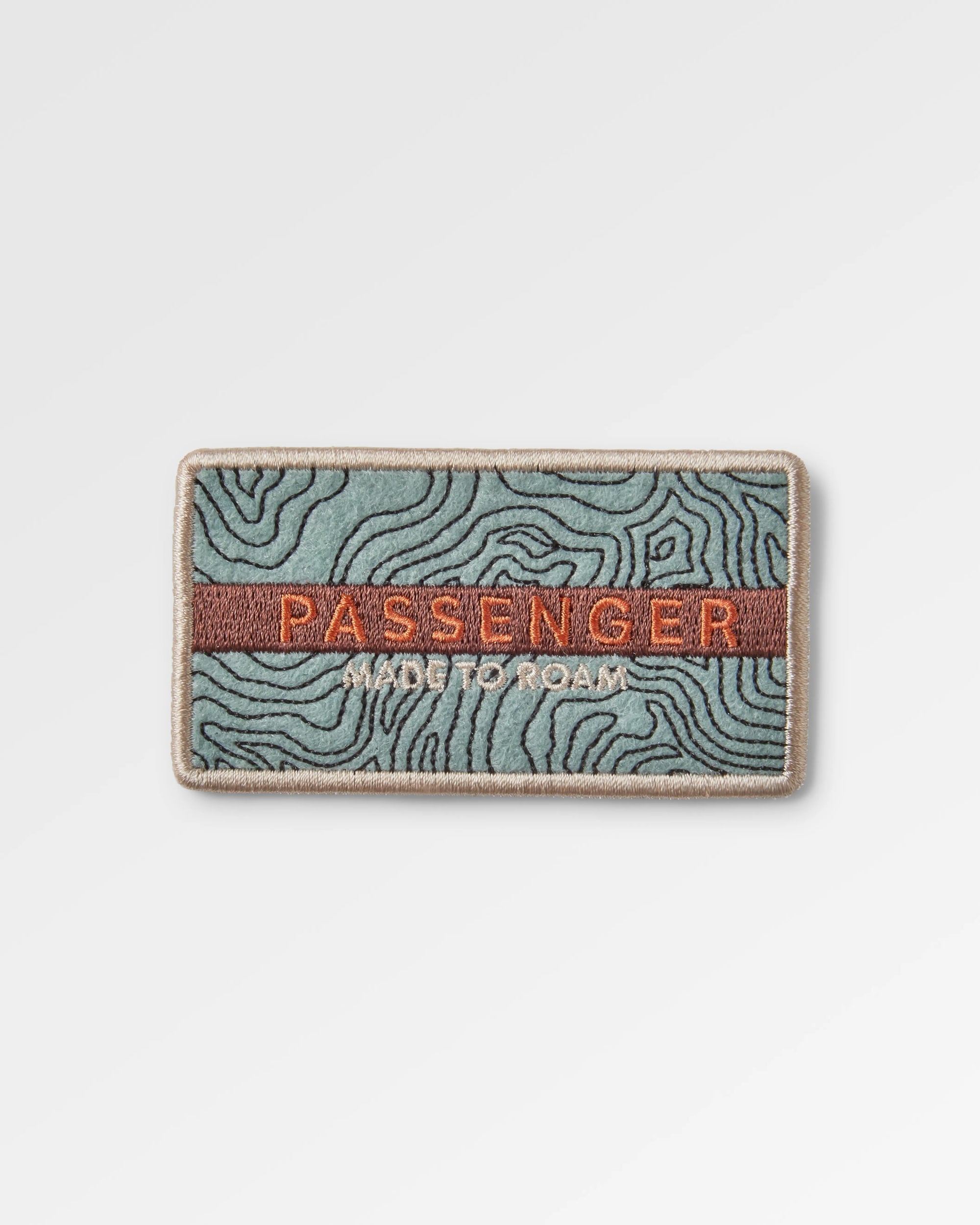 Geographic Mountain Patch - Arctic - Flatlay