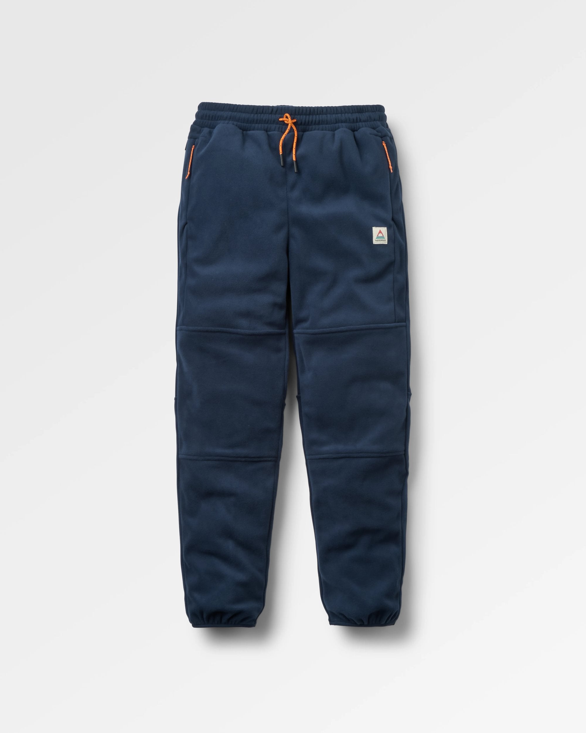 Woodland Recycled Polartec® Fleece Jogger - Rich Navy - Flatlay