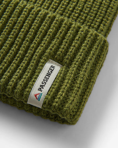 Compass Recycled Beanie - Khaki