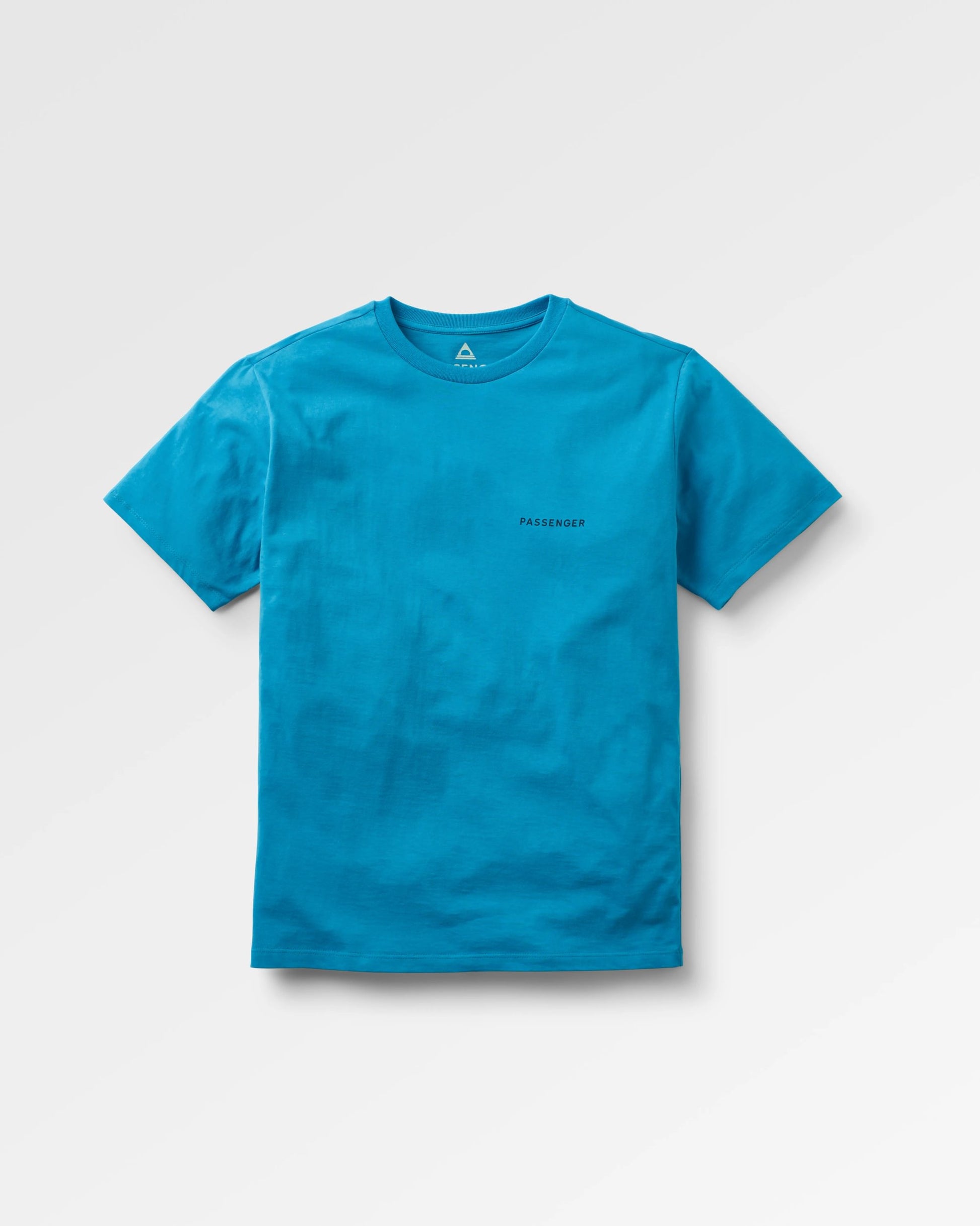 Made To Roam Recycled Cotton T-Shirt - Bluejay - Flatlay