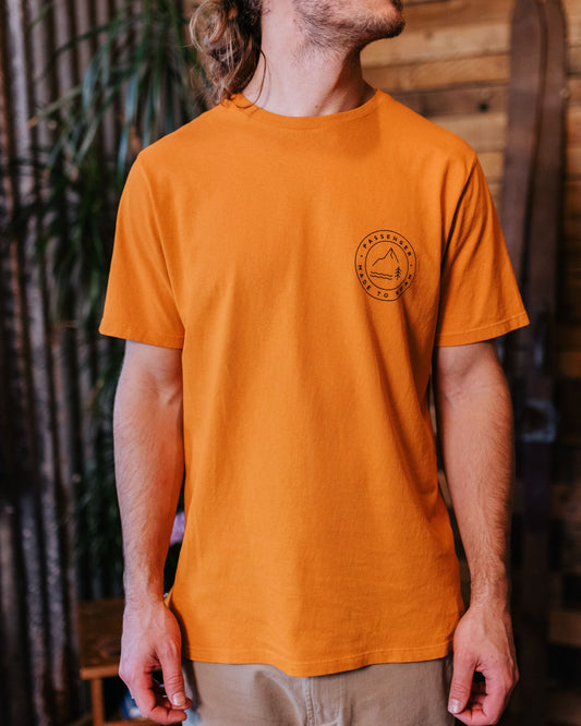 Core Recycled Cotton T-Shirt - Sunrise Orange