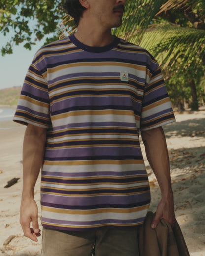 Wild Pine Stripe T-Shirt - Heather Multi Stripe - Lifestyle