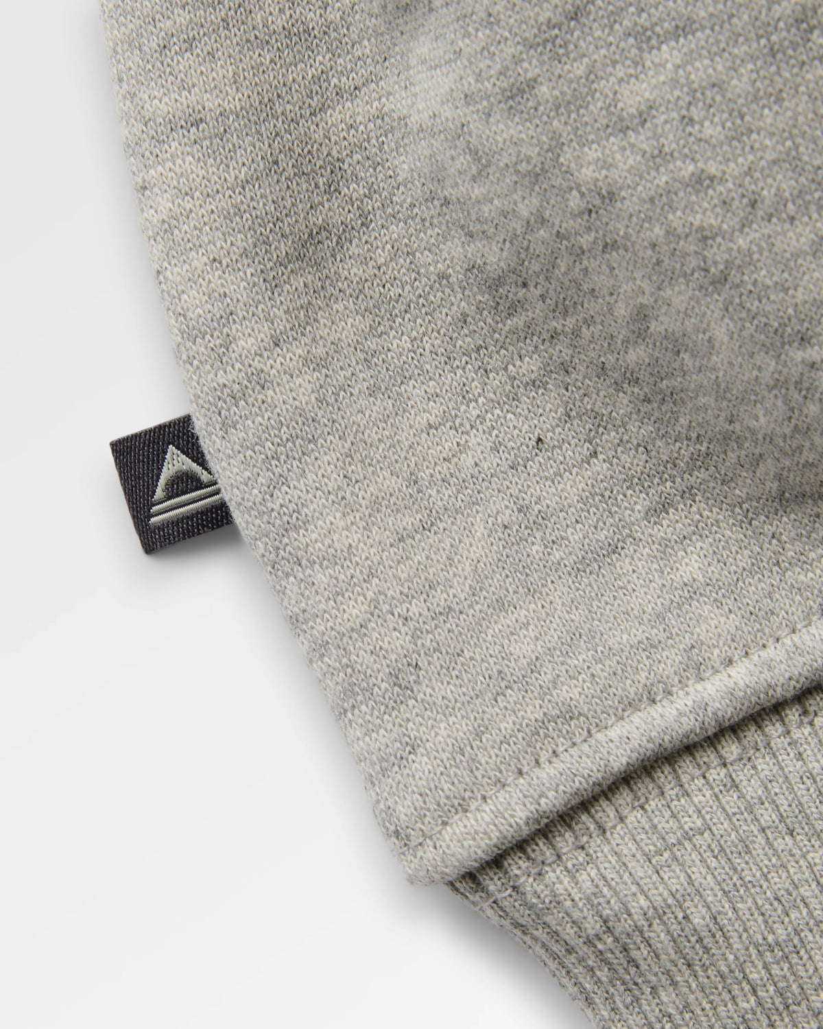 Slower Rhythms Women's Full Zip Hoodie - Grey Marl - Flatlay